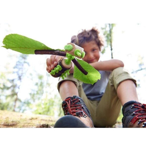 HABA Terra Kids Connectors Backyard Nature Craft Kit STEM ENGINEERING EASTER BAS - Picture 1 of 12
